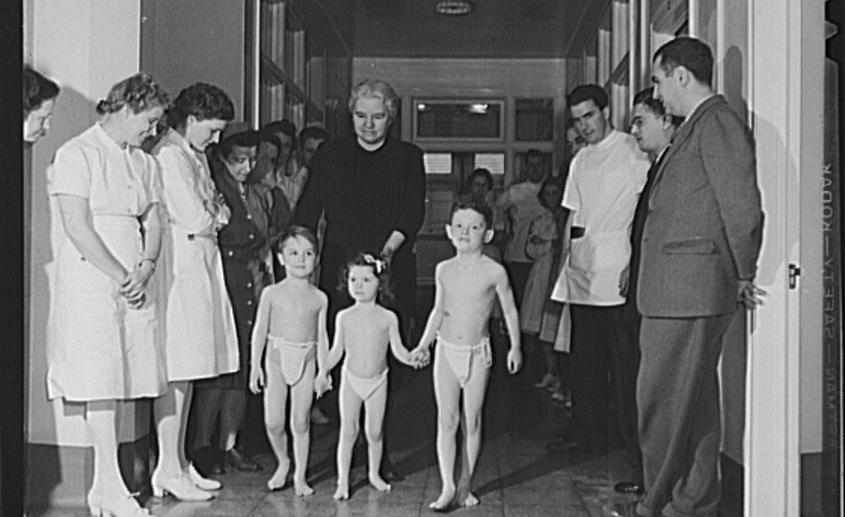  Елизабет Кени, методът на Кени, различно лекуване на детски паралич, Полиомиелит, сполучливо излекувани деца 