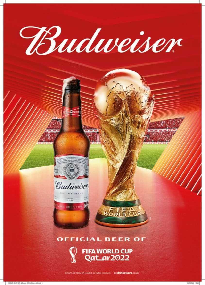  Световно състезание по футбол 2022, Катар забрани бирата/алкохола, Budweiser 