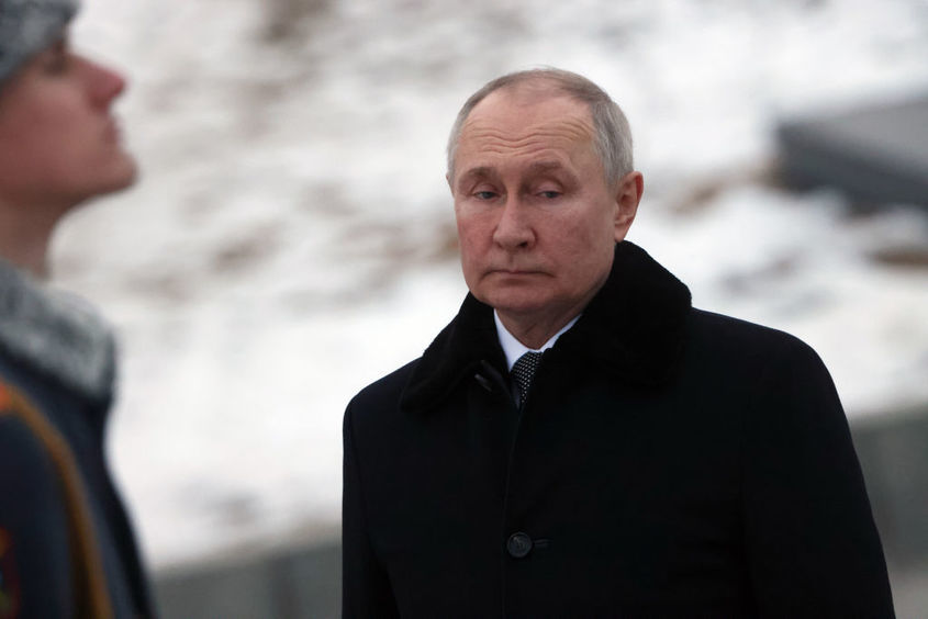  Президентът Владимир Путин на честванията за 80-годишнината от борбата при Сталинград 