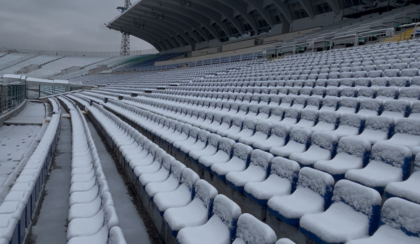 стадион Васил Левски - сняг 