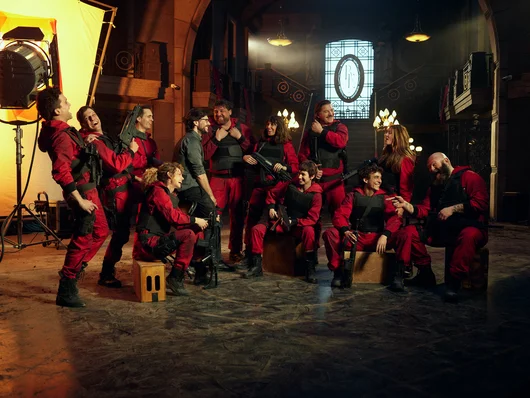 Последният снимачен ден на Money Heist