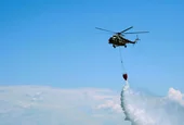 Хеликоптер Ми-17 се включи в гасенето на пожар край Пазарджик
