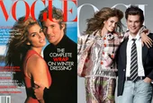 Корицата на Vogue с дъщерята на Синди Кроуфорд и сина на Ричард Гиър - 34 години след оригинала с родителите им