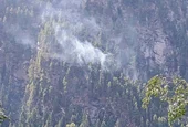 Мълния предизвика пожар край Рилския манастир