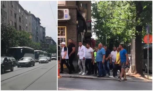 Керван от автобуси на "Дондуков": ДПС си доведе протестиращи преди вота на недоверие