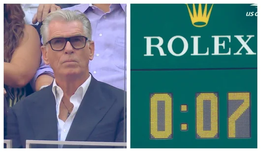 007 на US Open и още звезди, които гледаха финала на тенис турнира