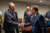 Външните министри на Германия и Русия се срещнаха за първи път от началото на войната в Украйна