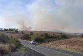 Голям пожар избухна край вилна зона в Бургаско