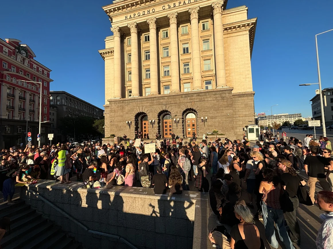 Протест срещу "закона на омразата" пред парламента, след като прие хомофобски закон