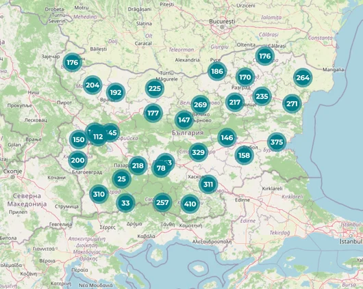 Интерактивна карта показва къде са избирателните секции у нас и в чужбина