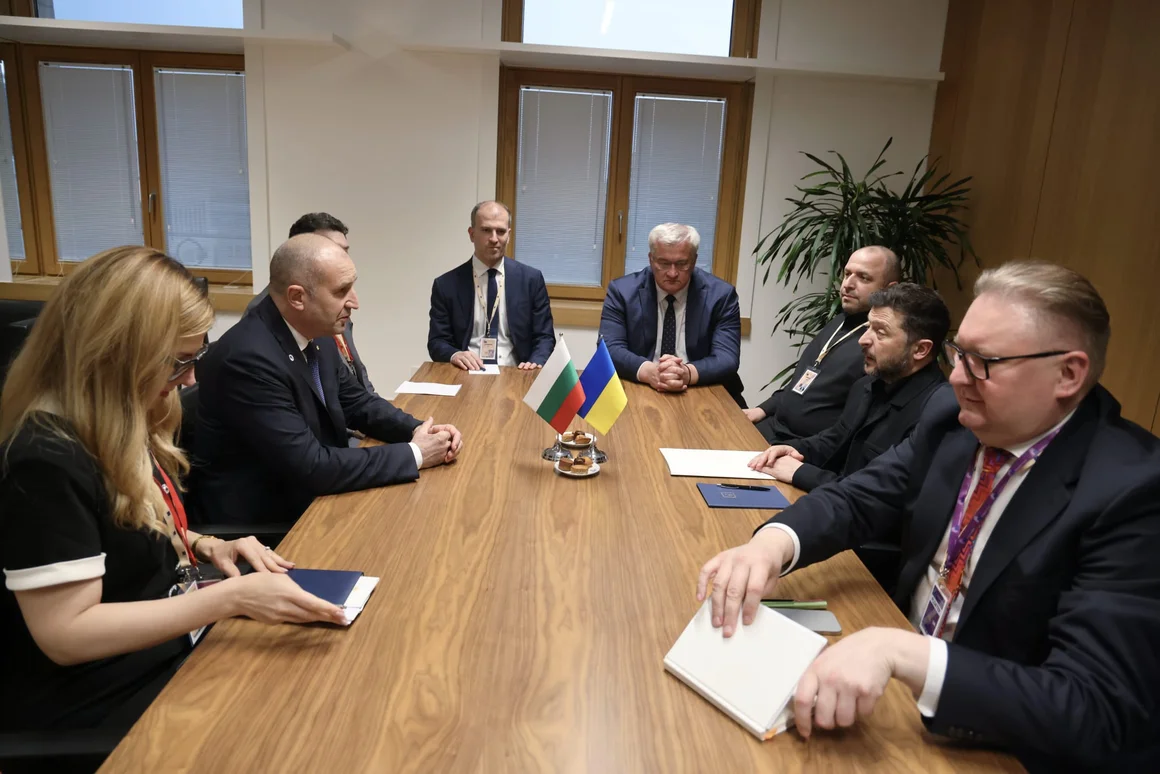 Зеленски се срещна с Радев и предложи България да участва в програмата за дронове на Украйна