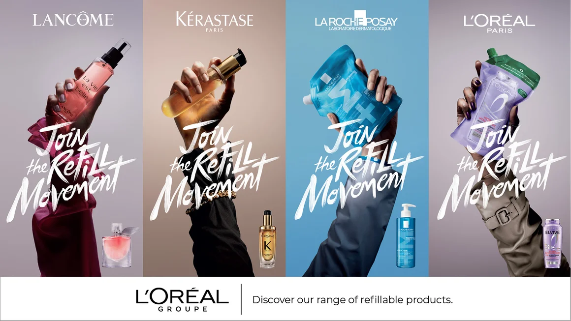 L’Oréal разширява най-мащабната си глобална инициатива за презареждаема козметика