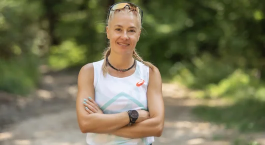 Моника Филипова, която спечели Витоша 100 и финишира с бира в ръка