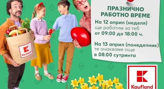 Празнично работно време на Кауфланд Великден