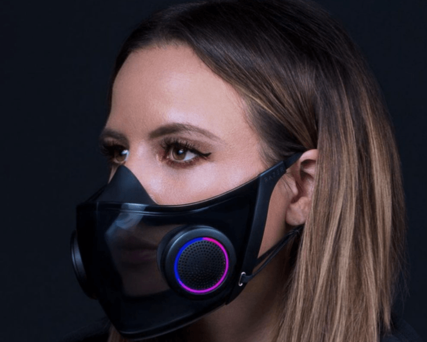 Razer създава най-умната маска - с микрофони, високоговорители и LED светлини