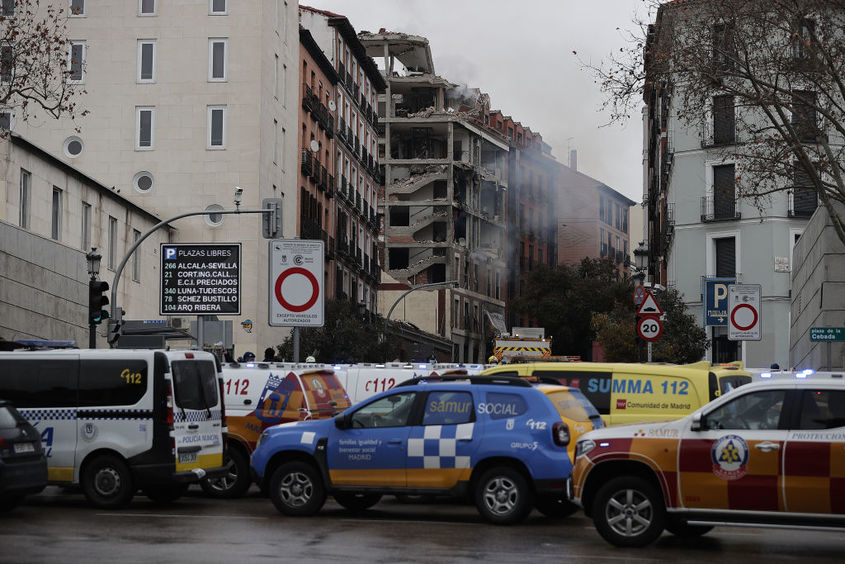 Най-малко две жертви след експлозия в центъра на Мадрид