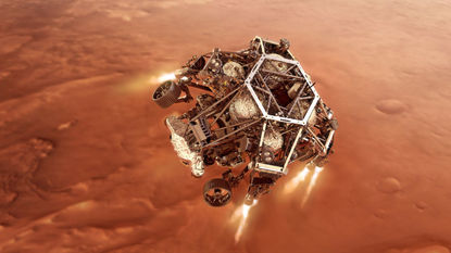 NASA пусна първото видео на Perseverance от кацането на Марс