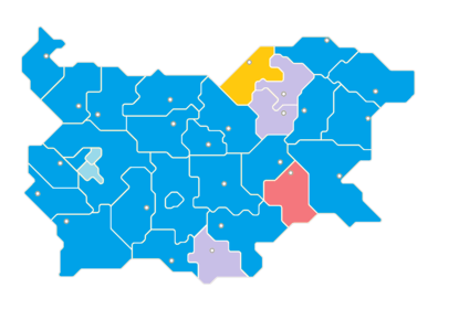 Избори 2021: Резултатите на партиите по райони в България