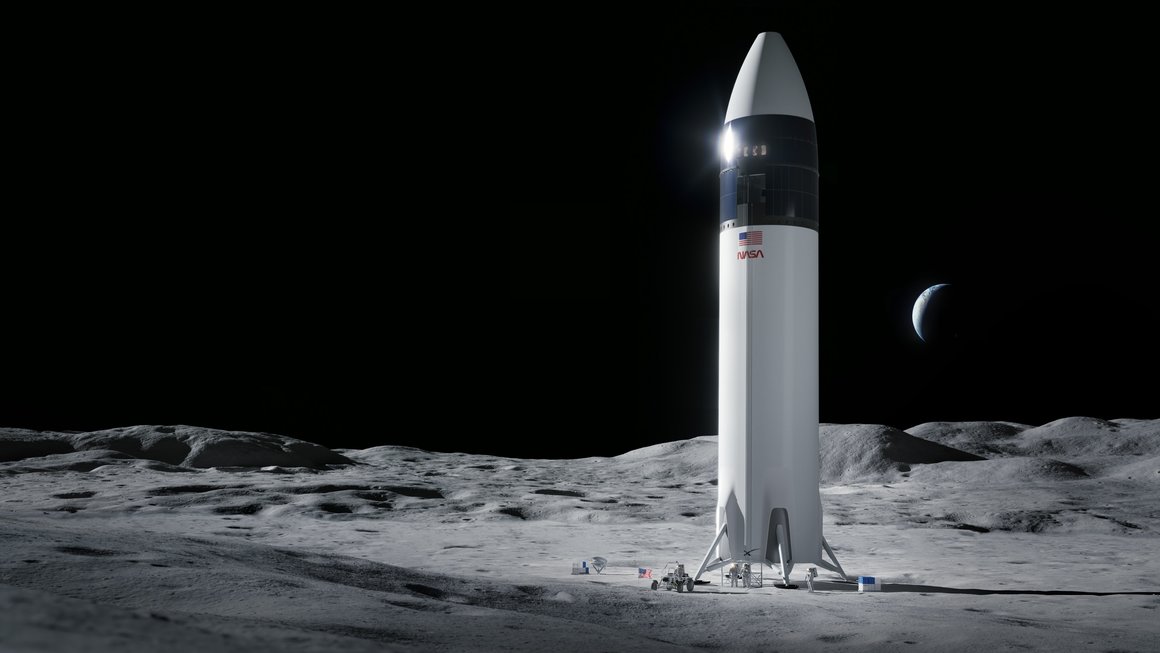 SpaceX ще изпрати хора до Луната, след като спечели договора на NASA 