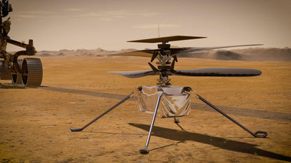 Хеликоптерът Ingenuity полетя над Марс и сътвори история