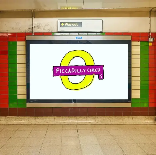 Метрото в Лондон вдъхнови Дейвид Хокни, но Twitter реагира с насмешка