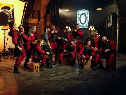 Последният снимачен ден на Money Heist