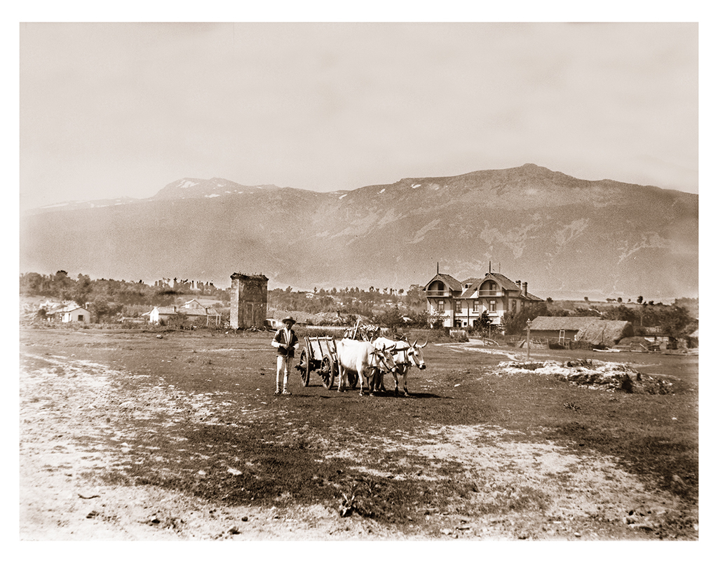 <p>Старата (Римската стена) в София. 1900-1910 г. </p>