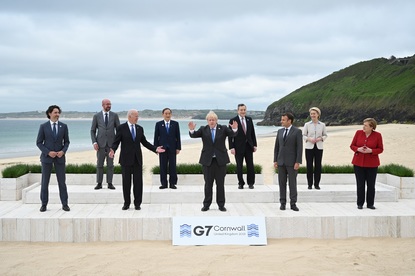 Г7 в снимки: Срещата на световните лидери в Корнуол