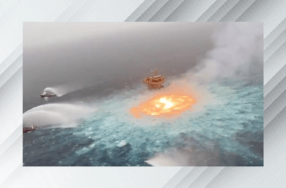 Когато морето не спира да гори: Пожарът на тръбопровод край Мексико 