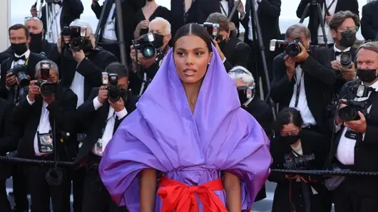 Тина Кунаки покори Кан с впечатляващ модел на Valentino