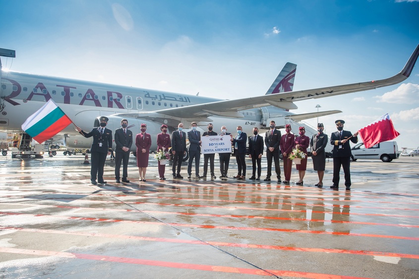 Qatar Airways възобновява директните полети между София и Доха от средата на декември