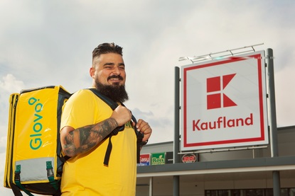 Kaufland вече предлага онлайн пазаруване с доставка чрез Glovo