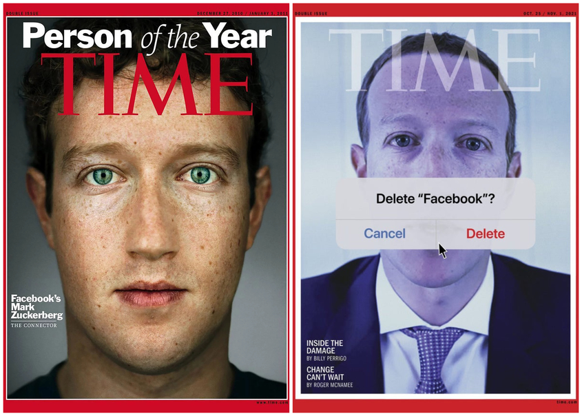 "Да изтрия ли Facebook?": Корицата на Time, която Зукърбърг няма да хареса 