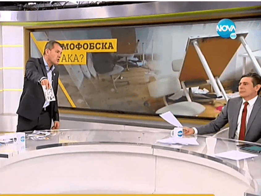 Боян Расате вдигна скандал в ефира на Нова ТВ и беше изгонен