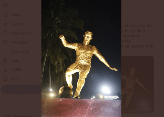Статуя на Роналдо в Индия предизвика скандал