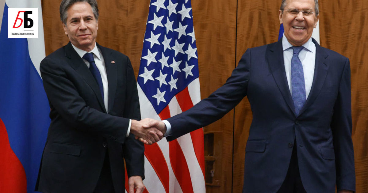 Държавният секретар на САЩ Антъни Блинкън и руският външен министър