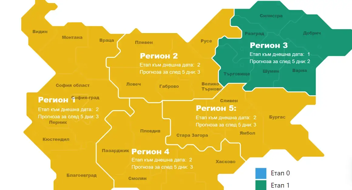 Пловдив, Русе и Велико Търново също ще влязат в етап 3 от пандемичния план след 5 дни