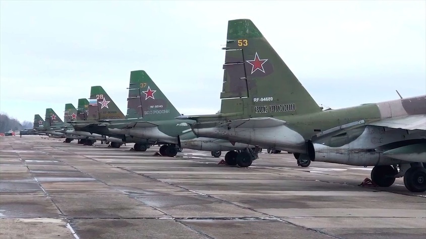 Русия изпрати изтребители Су-25СМ в Беларус
