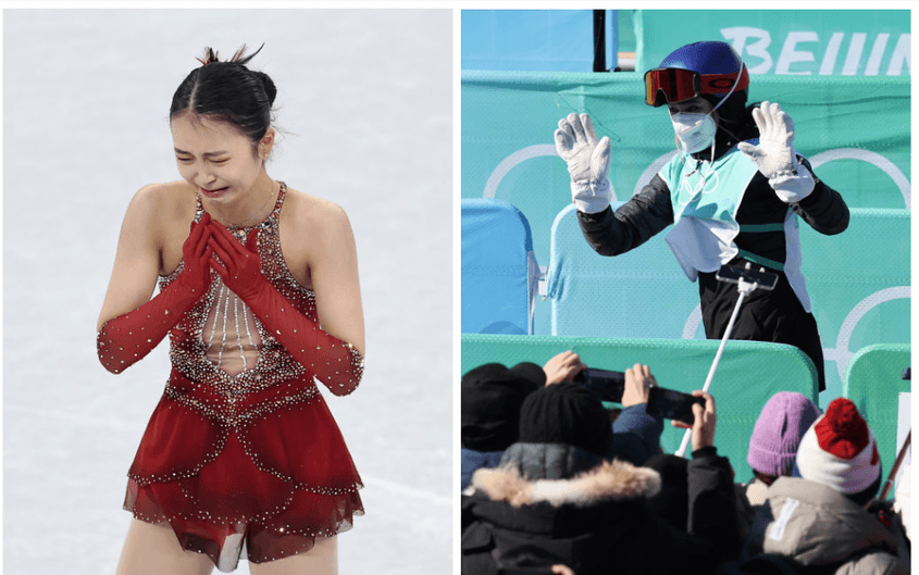 Джу И и Айлин Гу - Зимна олимпиада в Пекин 2022 - фигурно пързаляне - свободни ски