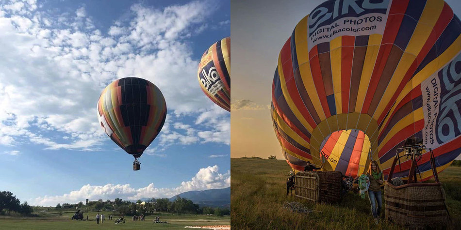 Gift come true - пътешествие с балон, полет с балон, качване 