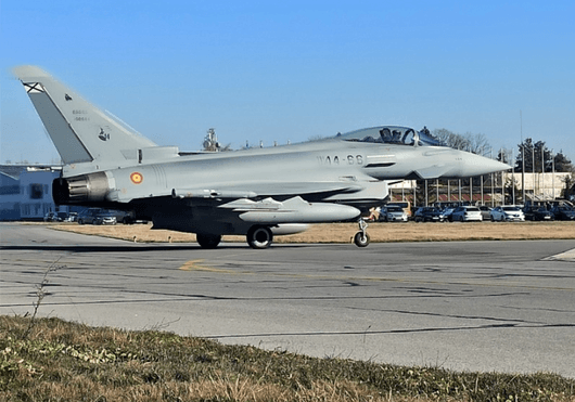 Испанските Eurofighter ще летят над България на 12 и 13 февруари