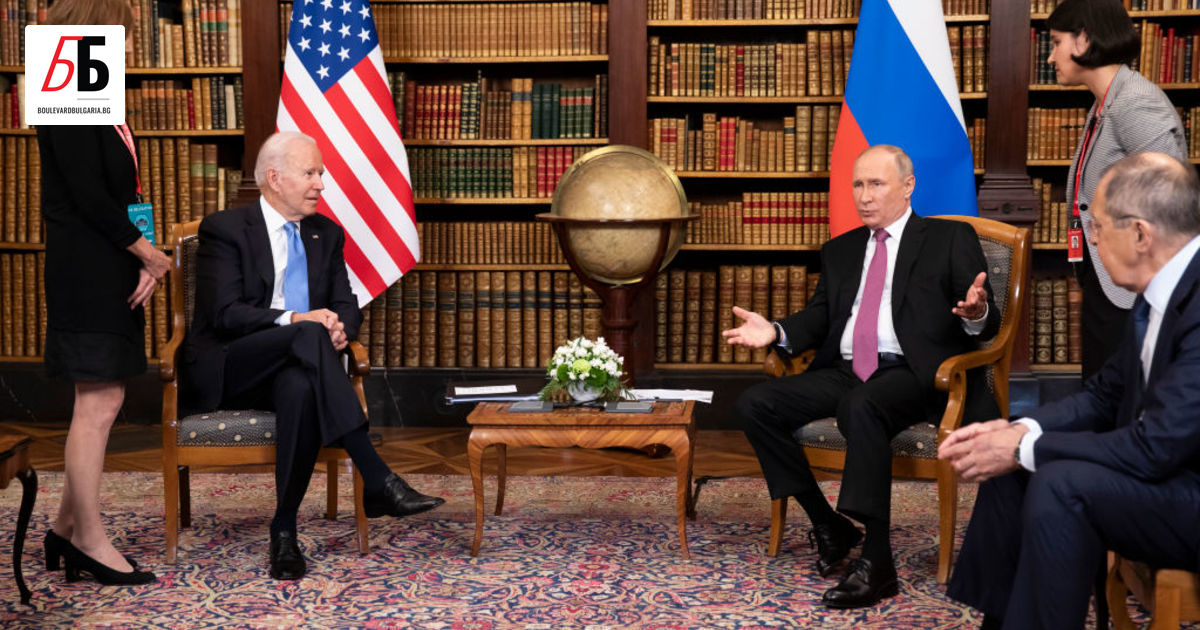 Президентите на САЩ и Русия - Джо Байдън и Владимир