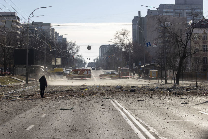 Русия нанесе среднощна атака с дронове срещу Киев