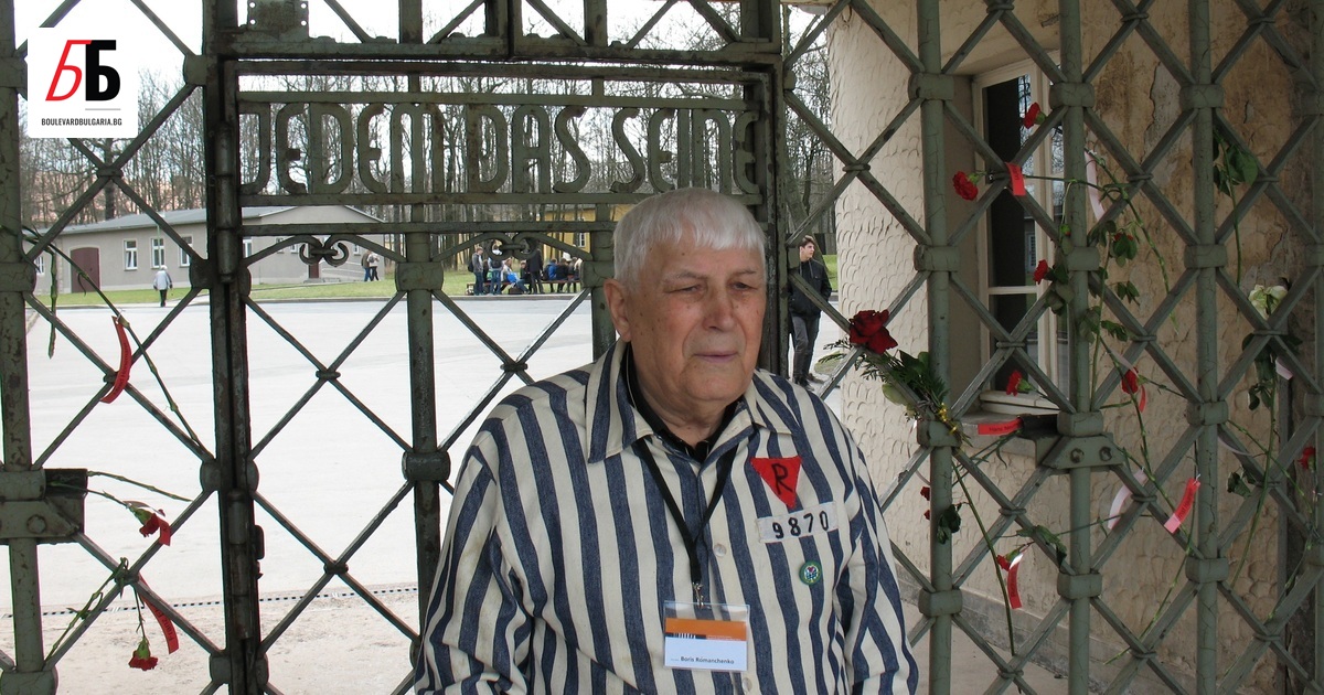 Възрастен мъж от Украйна, който е сред оцелелите от Холокостта,