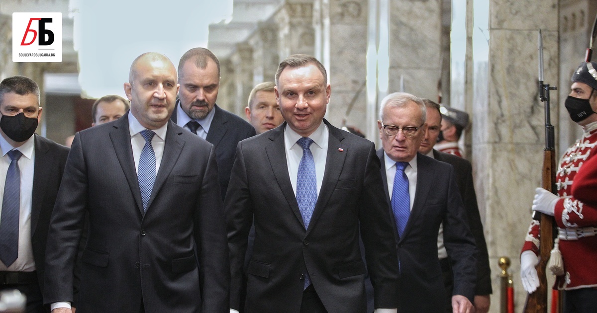 Полският президент Анджей Дуда се срещна с държавния глава Румен Радев