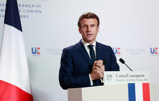 Френският президент Еманюел Макрон съобщи че координира общи действия с
