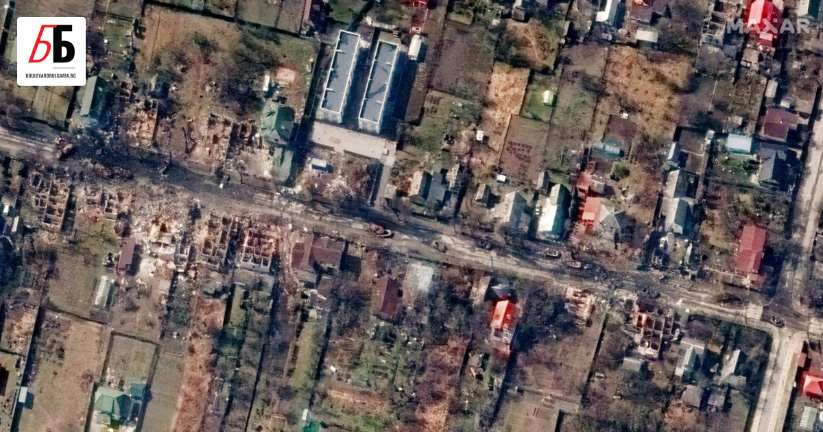Анализ на сателитни снимки от Буча потвърждава руската отговорност за