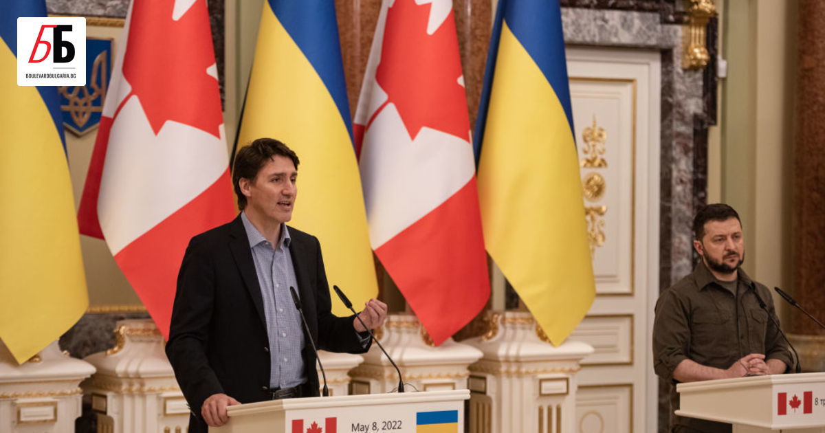 Канадският премиер Джъстин Трюдо направи неочаквано посещение до Украйна, където
