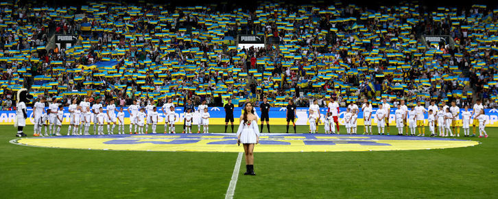 Завръщането на Украйна във футбола - с победа