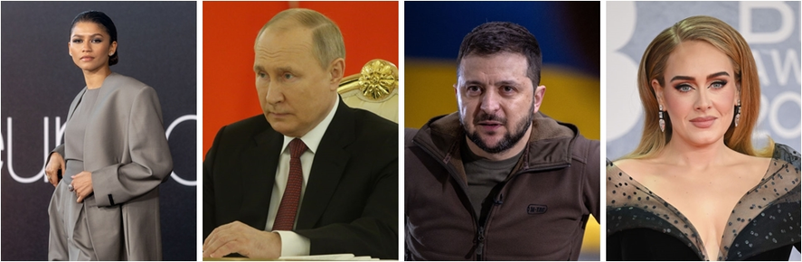 100-те най-влиятелни личности на „TIME”: Путин, Зеленски, Адел и Зендая са в списъка